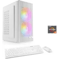 CSL PC "Spectrum V26123", weiß, Microsoft Windows 11 Home (64 Bit), 16 GB RAM 1.000 GB SSD, Desktop-PCs, PC
