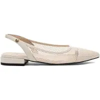 MACIEJKA Schuhe K752522001 aus beigem Leder, spitze Zehenpartie, offene Ferse, atmungsaktiv