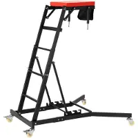 Wiltec Montagerollbrett Automotive Topside Creeper 150 kg höhenverstellbare Montagehilfe mit Leiter