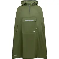 Trespass Qikpac Uni Regen Poncho mit Kapuze TP422 (L) (Moosgrün)
