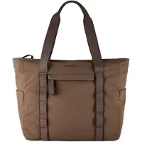 Marc O'Polo Schultertasche Lica Shopper Dark Nickle braun