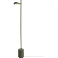 Good&Mojo LED-Stehlampe Okinawa, 1-flg. grün, 146cm, Holz