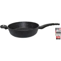 Elo Schmorpfanne "Granit Evolution", grau (anthrazit), H:7,5cm Ø:28cm, Pfannen, Schmorpfanne, Für alle Herdarten geeignet, inkl. Induktion
