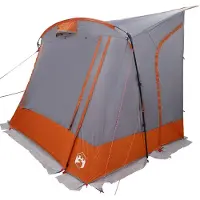vidaXL Heckklappenzelt Grau und Orange 285 x 255 x 245 cm Taft