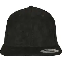 Flexfit Snapback Cap "Unisex Suede Leather Snapback"