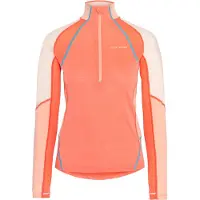 Kari Traa - Women's Alma Half Zip - Longsleeve Gr L rot