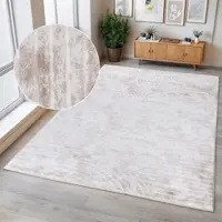 Otto Home Teppich "Luvu, mit Hoch-Tief-Struktur" Gr. 4, beige, B:160cm H:12mm L:230cm, Kunstfaser, Teppiche, Teppich, Modernes Design, Boho-Charme, dezenter Glanz, Wohnzimmer, Schlafzimmer