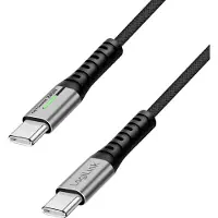 Logilink USB 3.2 Gen2x2 Kabel CU0441, USB-C auf USB-C, Stecker/Stecker, 20 Gb/s, 240 W, 4K, schwarz, 0,5 m