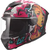 LS2 Helmets LS2 FF820 Rapid III Cyberg Helm, XS (53/54)