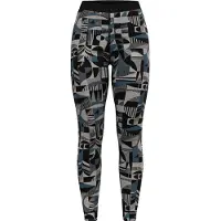 Odlo The Natural Merino Warm Jacquard Base Layer Bottoms provincial blue - black (21109) M