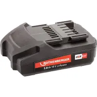 Rothenberger 1000001652, Akku, Lithium Polymer (LiPo), 2 Ah, 18 V, , 8,1 cm