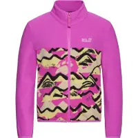 Jack Wolfskin - Kid's Paw Era 100 Print Fullzip - Fleecejacke Gr 164 rosa