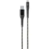 Cellularline Tetra Force Cable 120cm - Lightning, 1,2 m, Lightning, USB A, Schwarz, 80 g, 3,5 mm