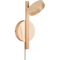 Good&Mojo LED-Wandlampe Okinawa, natur, Stecker, Holz