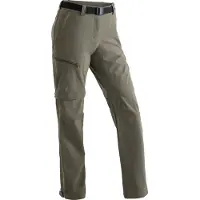 Maier Sports Outdoorhose "Nata", Damen, Gr. 17, Kurzgrößen, braun (schlamm), 90% Polyamid, 10% Elasthan, Hosen Outdoorhose, Damen Zip-Off Wanderhose, atmungsaktive Trekkinghose, Regular Fit