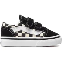 Vans Schuhe - Old Skool V - Schwarz/Weiß Kariert - - 22 - Schuhe