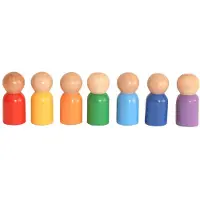 Skye Decor , Waldorf - Baby, Kuscheltier, Mehrfarbig, 100 % Hainbuche, 6 x 3 x cm