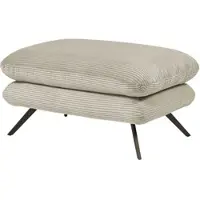 Candy Hockerbank 3C "Beatrice", beige (natur), B:120cm H:45cm T:60cm, 88% Polyester, 12% Polyacryl, Hocker, Hockerbank, mit modernem Polsteraufbau, auch in Breitcord, passend zur Serie
