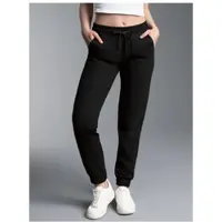 Trigema Jerseyhose "Bequeme Jogginghose mit großen Taschen", Damen, Gr. XXL, Normalgrößen, schwarz, Sweatware, 55% Polyester, 45% Baumwolle, Hosen Jerseyhose