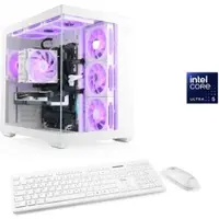 CSL PC "Vitrum Advanced V24536", weiß, Microsoft Windows 11 Home (64 Bit), 16 GB RAM 500 GB SSD, Desktop-PCs, PC