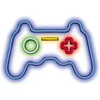 Forever Neonlicht Neon LED GAMEPAD Groß 41cm Schild Beleuchtung Nachtlicht USB GAMING für Gaming Zimmer Schlafzimmer Wand Bar Party Geschenke Deko