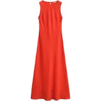 Gant Sommerkleid 4503525 Rot Relaxed Fit