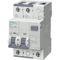 Siemens FI/LS 2P 3TE 10kA Typ A 30mA B06, 10 A, IP20