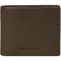 Marc O'Polo Leder Geldbörse Tom Combi Wallet Dark Nickle taupe