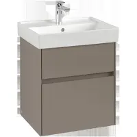 Villeroy & Boch V&B Waschtischunterschrank Collaro 51x54,6x41,4cm, WT mi, LED, wine r