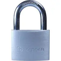 Defender Aluminium Vorhängeschloss TK4776 (Standard Shackle 50mm) (Multi Colour)