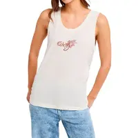Roxy Tanktop "Dream Oasis", Damen, Gr. S, weiß (coconut milk), Obermaterial: 100% Baumwolle., Tops Tanktop