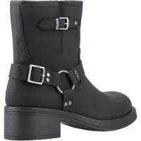 Rocket dog - "Nino" Biker Stiefel für Damen, Knöchelhoch FS12390 (37 EU) (Schwarz)