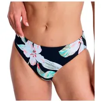Roxy Bikini-Hose "Printed Essentials Hipster", Damen, Gr. XS, bunt (anthrazit spring charming), Obermaterial: 85% Polyester, 15% Elasthan., Badehosen Bikini-Hose
