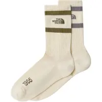 The North Face - Everyday Crew Heritage Stripe Sock 2-Pack - Multifunktionssocken Gr S beige