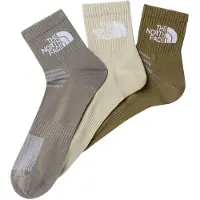 The North Face - Multi Sport Cush Quarter Socks 3-Pack - Multifunktionssocken Gr 34-37 oliv
