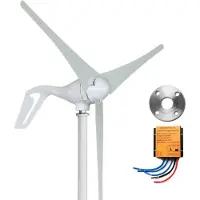 OEM Windturbinengenerator, 400W Leistung, automatische Richtungsanpassung, 400W 3 Klingen MPPT, 12V