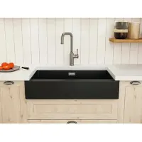 BLANCO Landhausspüle VINTERA XL 9-UF 89,6 x 51 cm schwarz 526110
