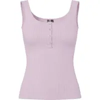 Pieces Tanktop "PCKITTE TANK TOP NOOS BC", Damen, Gr. S, rosa (winsome orchid), Single Jersey, Obermaterial: 95% Baumwolle, 5% Elasthan, unifarben, figurbetont normal, Rundhals, Tops Tanktop