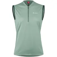 Löffler - Women's Bike Sleeveless Shirt Half-Zip Plain - Rad Singlet Gr 38 türkis