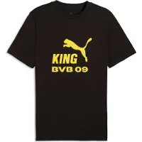 Puma Bvb Borussia Dortmund King Logo Kurzarm-t-shirt