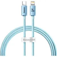 Baseus Crystal Shine, Violett, USB C, Lightning, 1,2 m, Männlich, Männlich