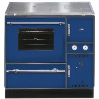 Wamsler wasserf. Küchenofen | K 148 CL | 23 kW | blau/chrom | links