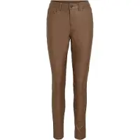 Vila Visarah Beschichtete Slim-fit-hose