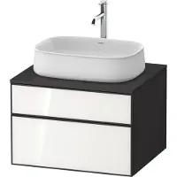 Duravit Zencha Konsolenwaschtischunterbau, 650x550x442mm, 1 Ausschnitt mittig, ZE48200