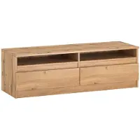 Feldmann-Wohnen Lowboard Lala TV-Unterschrank 120x40x38cm Eiche Wotan mit Schubladen