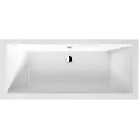 Jika Cubito Pure - Badewanne 1700x750 mm, Ablauf in der Mitte, weiß H2264200000001
