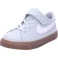Nike Mädchen Sneaker Court Legacy 33169-17, 33169-18.5, 33169-19.5, 33169-21, 33169-22, 33169-23.5, 33169-25, 33169-26, 33169-27 NIK-DA5382 light silver/white/argent 19.5