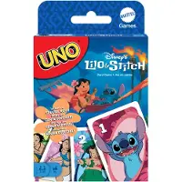 Mattel Games UNO Disneys Lilo und Stitch Kartenspiel für Kinder und Familienabende, Kartenspiel, Abwurf, 7 Jahr(e), Familienspiel