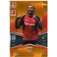 Topps FT12 Jonathan Tah - Flex Tech NUMBERED 10/25 ORANGE - 2024/202