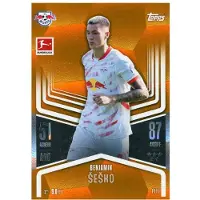 Topps FT11 - Benjamin Sesko - Flex Tech NUMBERED 20/25 ORANGE - 2024/2025